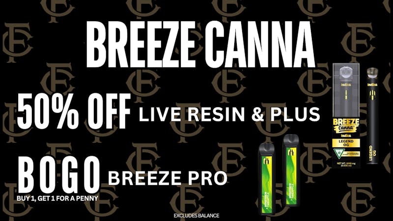 First Class Lansing (formerly Dispo) Breeze Canna Sale!