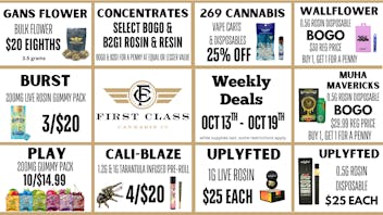 First Class Lansing (formerly Dispo) Weekly Deals 10/13 - 10/19/25