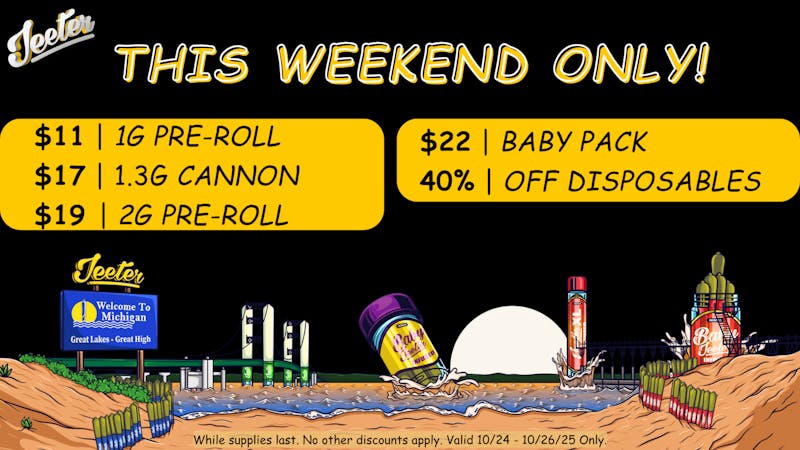 First Class Lansing (formerly Dispo) JEETER SALE THIS WEEKEND