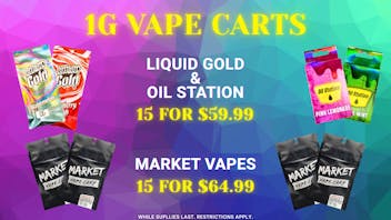First Class Lansing (formerly Dispo) Huge Savings on Vape Carts