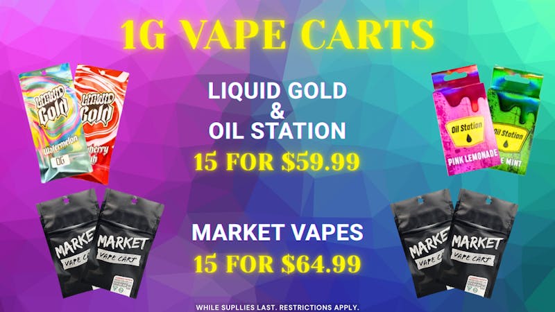 First Class Lansing (formerly Dispo) Huge Savings on Vape Carts