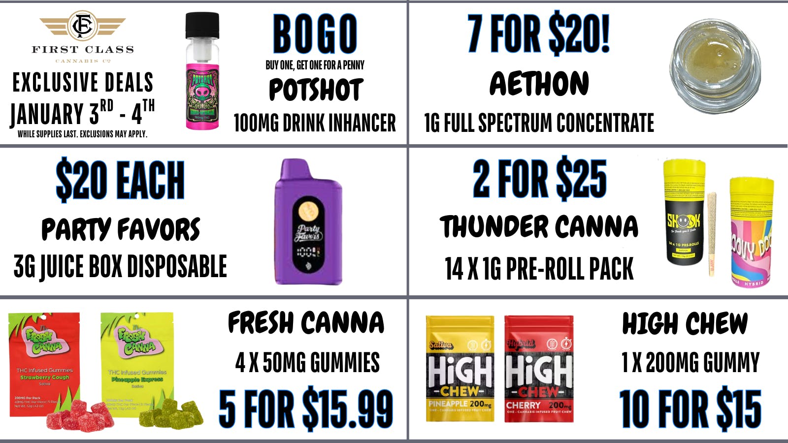 First Class Lansing (formerly Dispo) WEEKEND SALE 3rd-4th