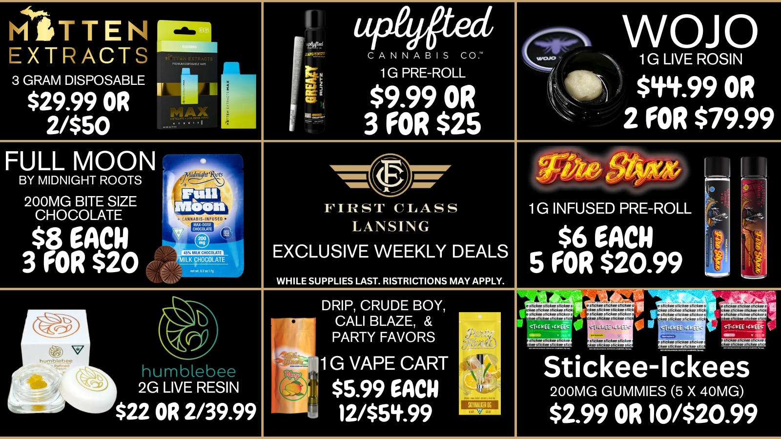 First Class Lansing (formerly Dispo) DEALZZZZZZZZZZZ