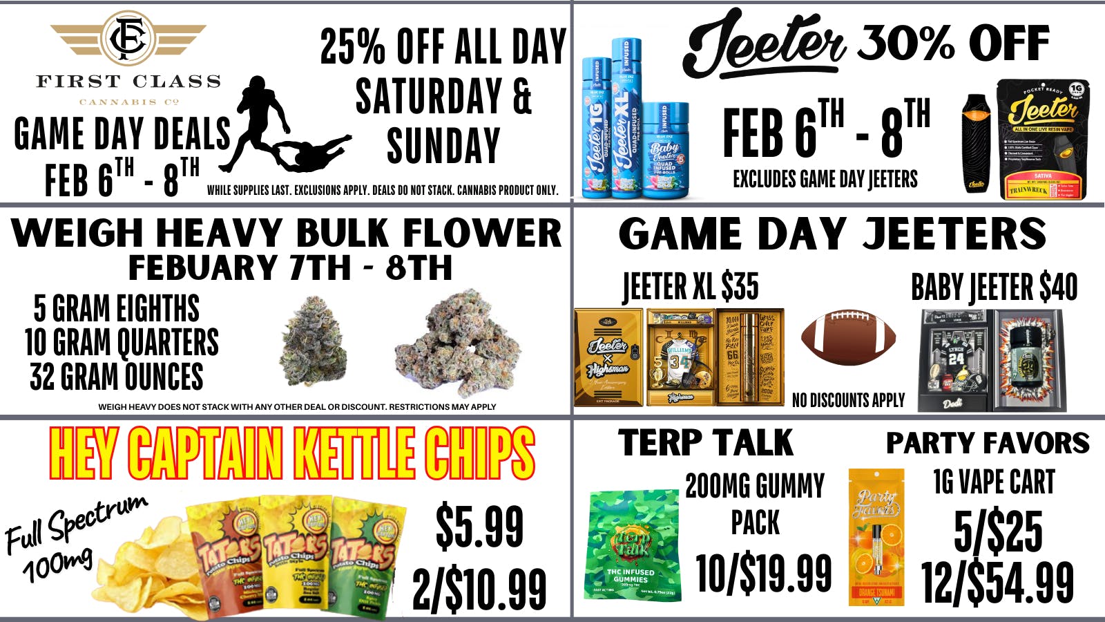 First Class Lansing Game Day Weekend Deals