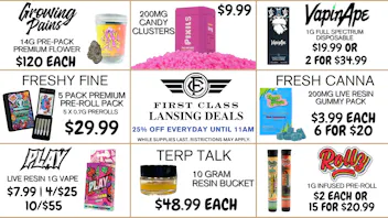First Class Lansing Smokin' Hot Deals