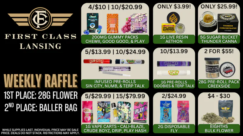 First Class Lansing Smokin' Hot Deals 🔥