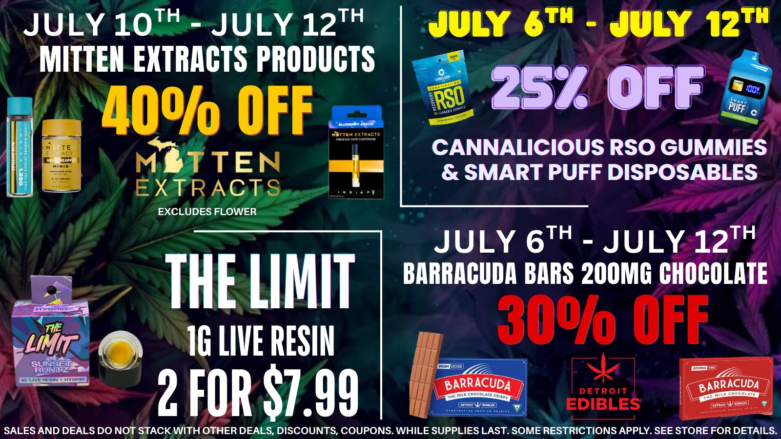 First Class Lansing Deals July 11th - 12th 🔥