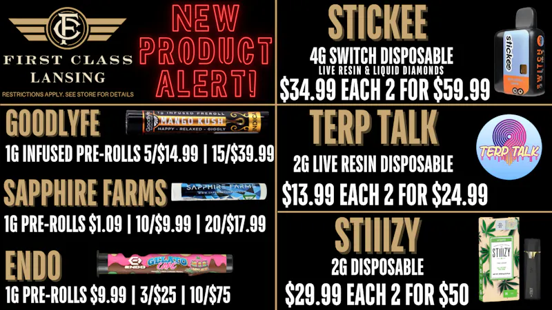 First Class Lansing New Product Alert!