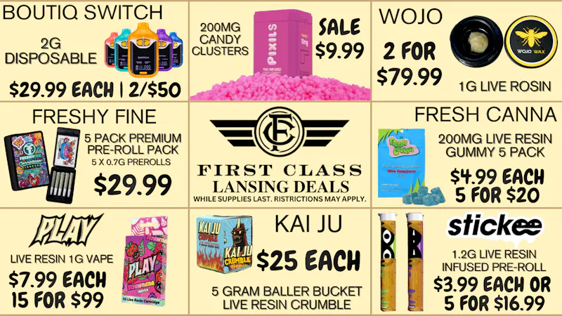 First Class Lansing High-Flying Fire Deals