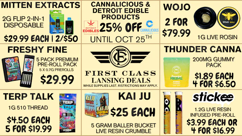 First Class Lansing Flying High Deals ✈️