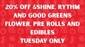 Brotherly Bud 20% OFF GTI Flower, Pre Rolls & Edibles