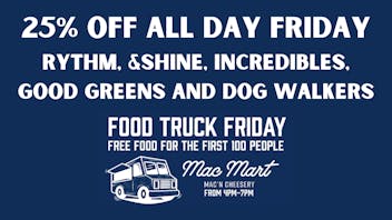 Brotherly Bud 25% off GTI - Food Truck Friday