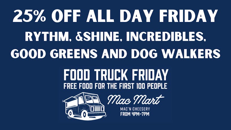 Brotherly Bud 25% off GTI - Food Truck Friday