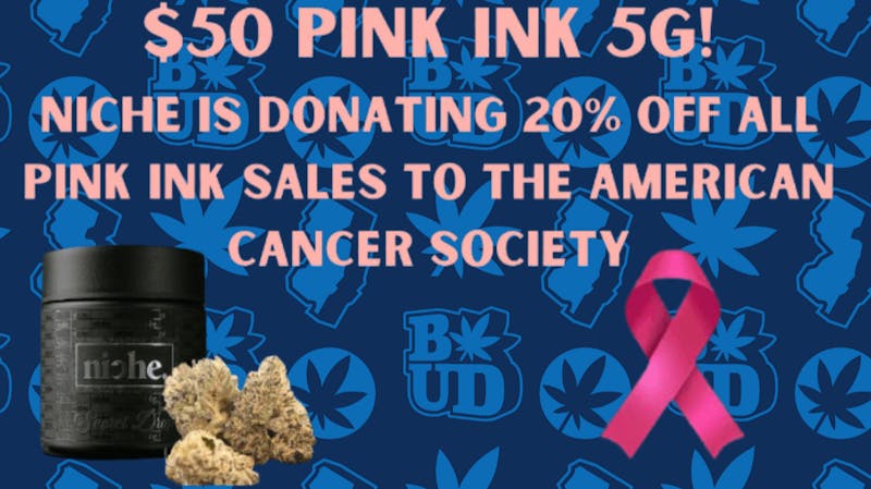 Brotherly Bud $50 Pink Ink 5g - Charity Purchase