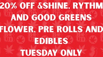 Brotherly Bud 20% Off GTI Flower, Pre-rolls, & Edibles