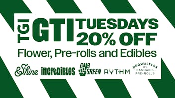 Brotherly Bud 20% Off GTI Flower, Pre-rolls, & Edibles