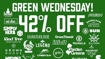 Brotherly Bud 42% Off All Cannabis