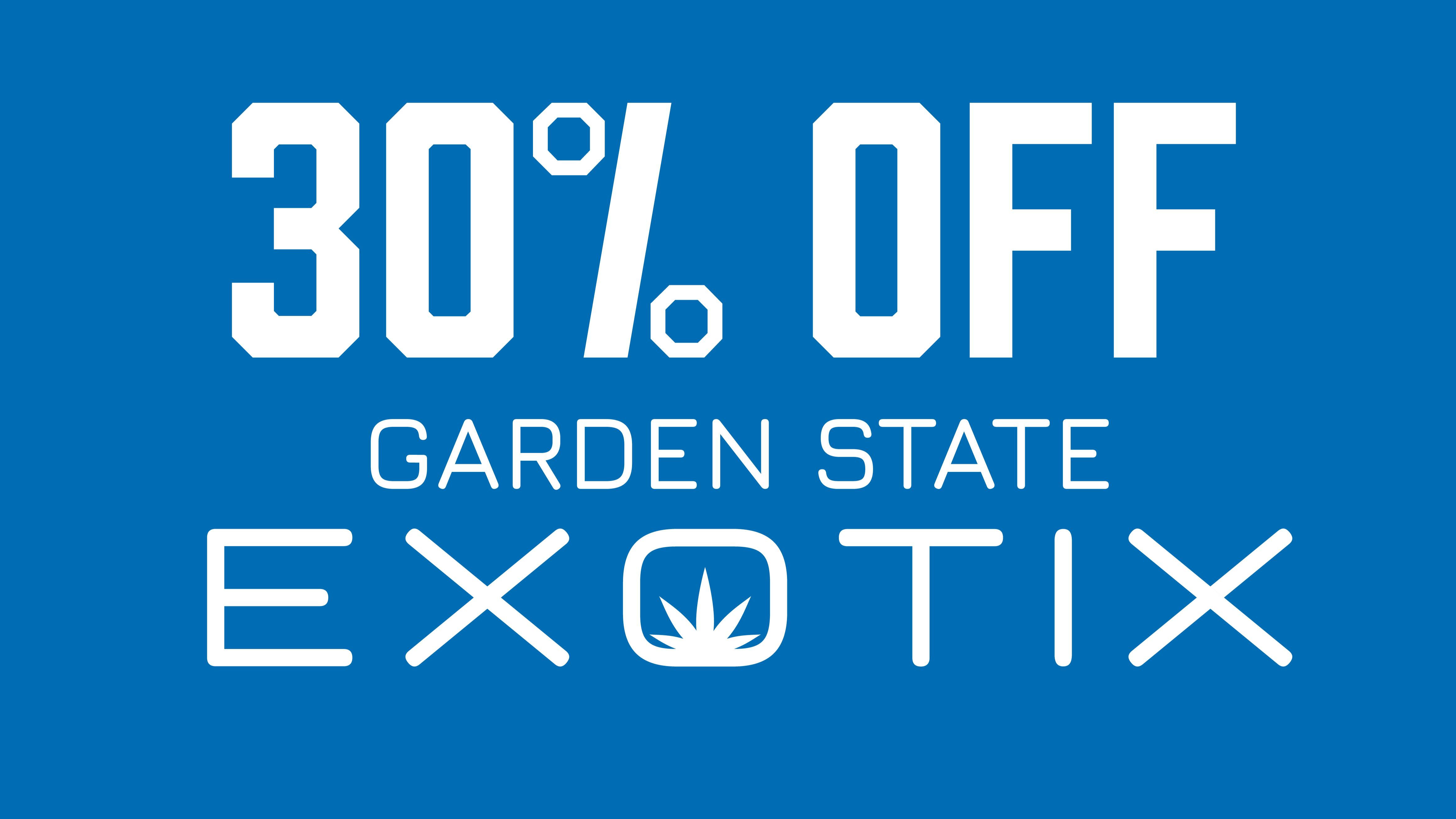 Brotherly Bud 30% Off Garden State Exotix