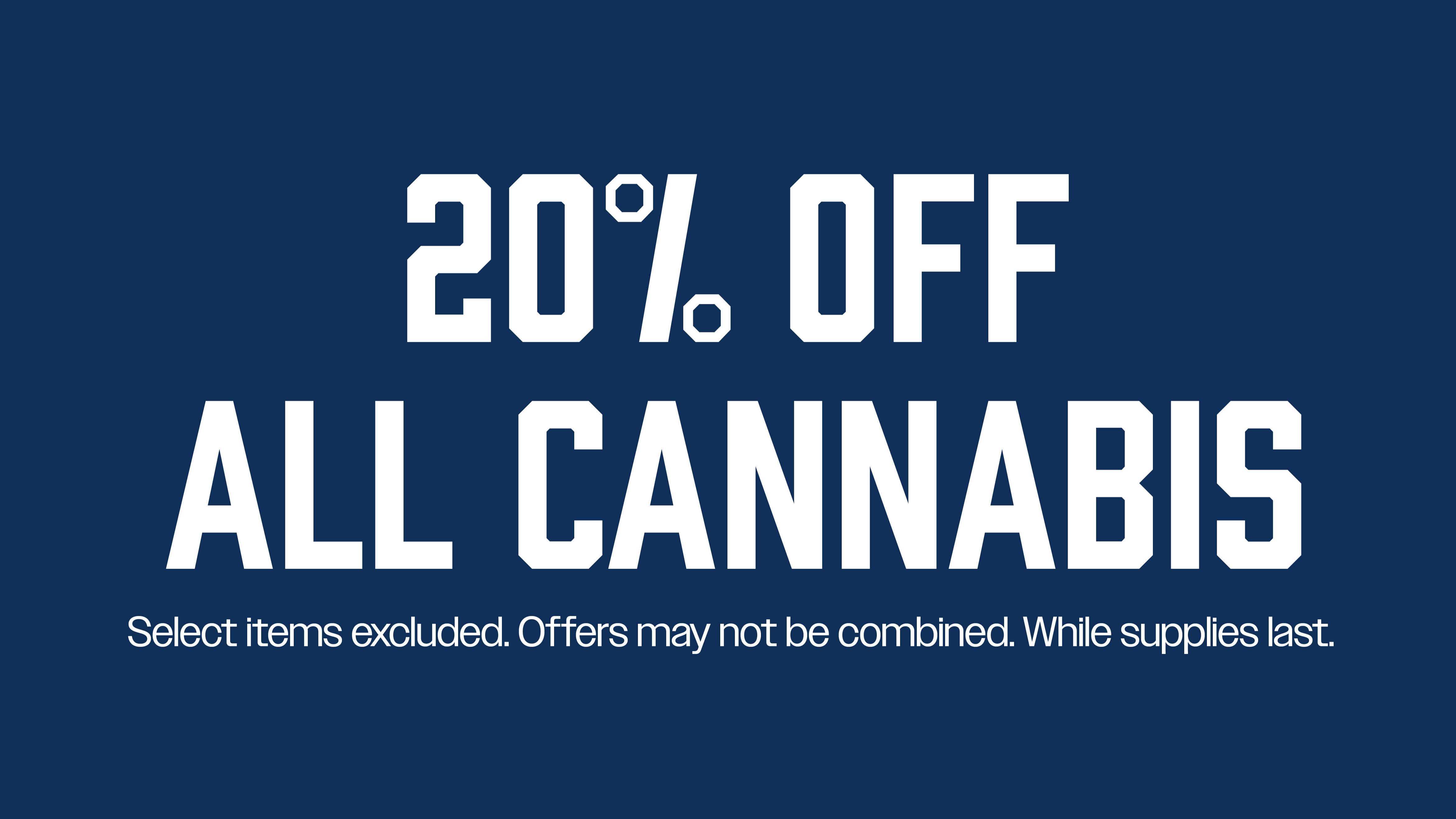 Brotherly Bud 20% Off Cannabis (Exclusions Apply)