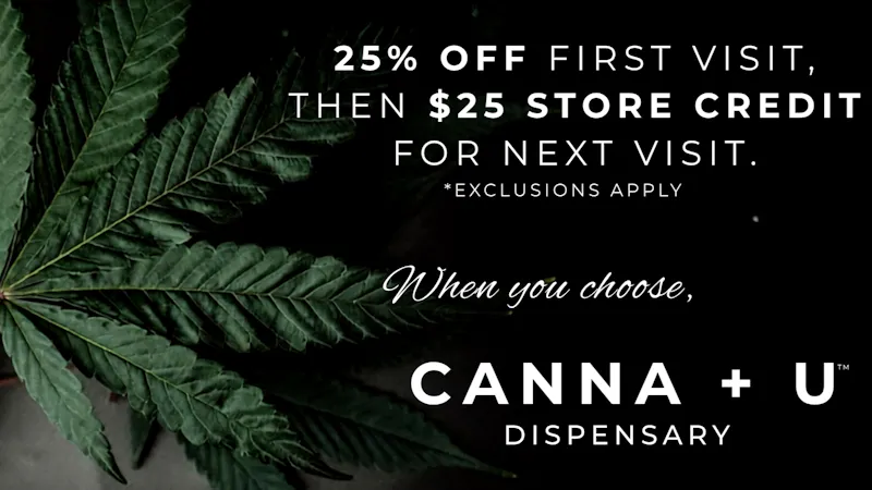 Canna U - Biloxi 25% off first visit & $25 off second visit