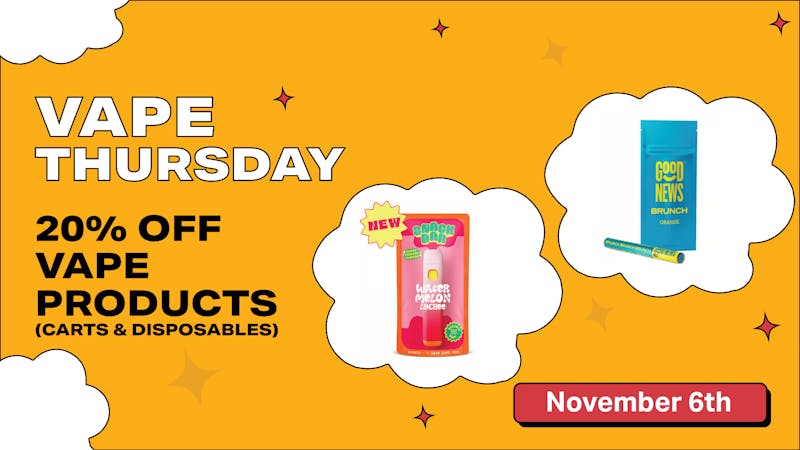 SWAY Dispensary "Vape Thursday"