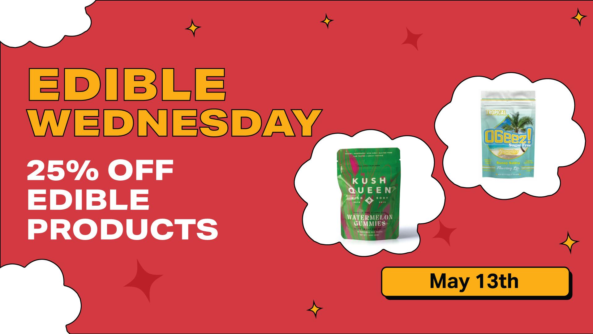 SWAY Dispensary Edible Wednesdays - 25% Off All Edibles