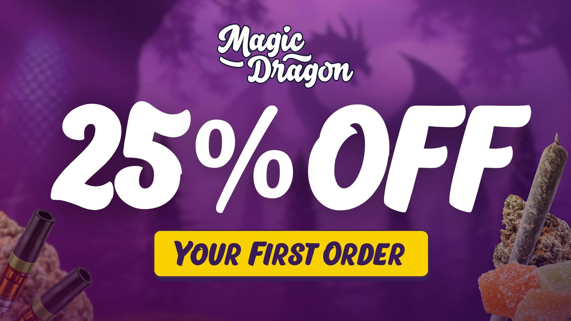 Magic Dragon 25% Off First Time Orders