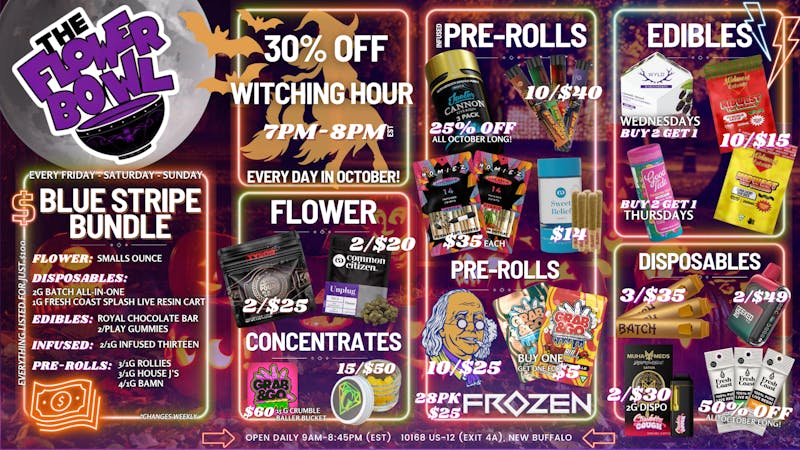 The Flower Bowl - New Buffalo (NOW OPEN) BUNDLE AND SAVE!