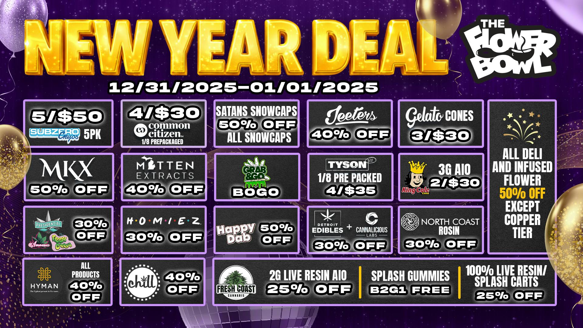 The Flower Bowl - New Buffalo (NOW OPEN) Flower Bowl New Year Deals Packed With Big Savings