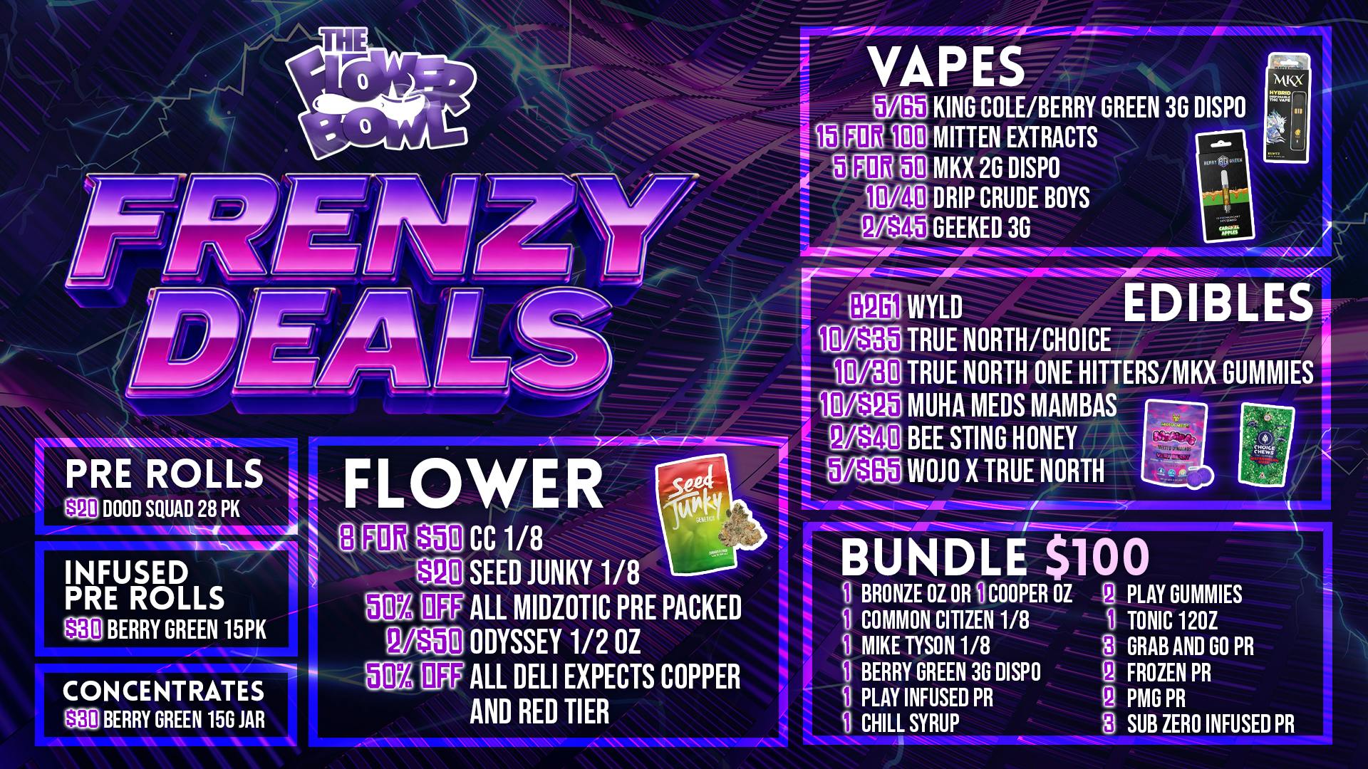 The Flower Bowl - New Buffalo (NOW OPEN) Frenzy Deals & $100 Bundle Are Live At Flower Bowl