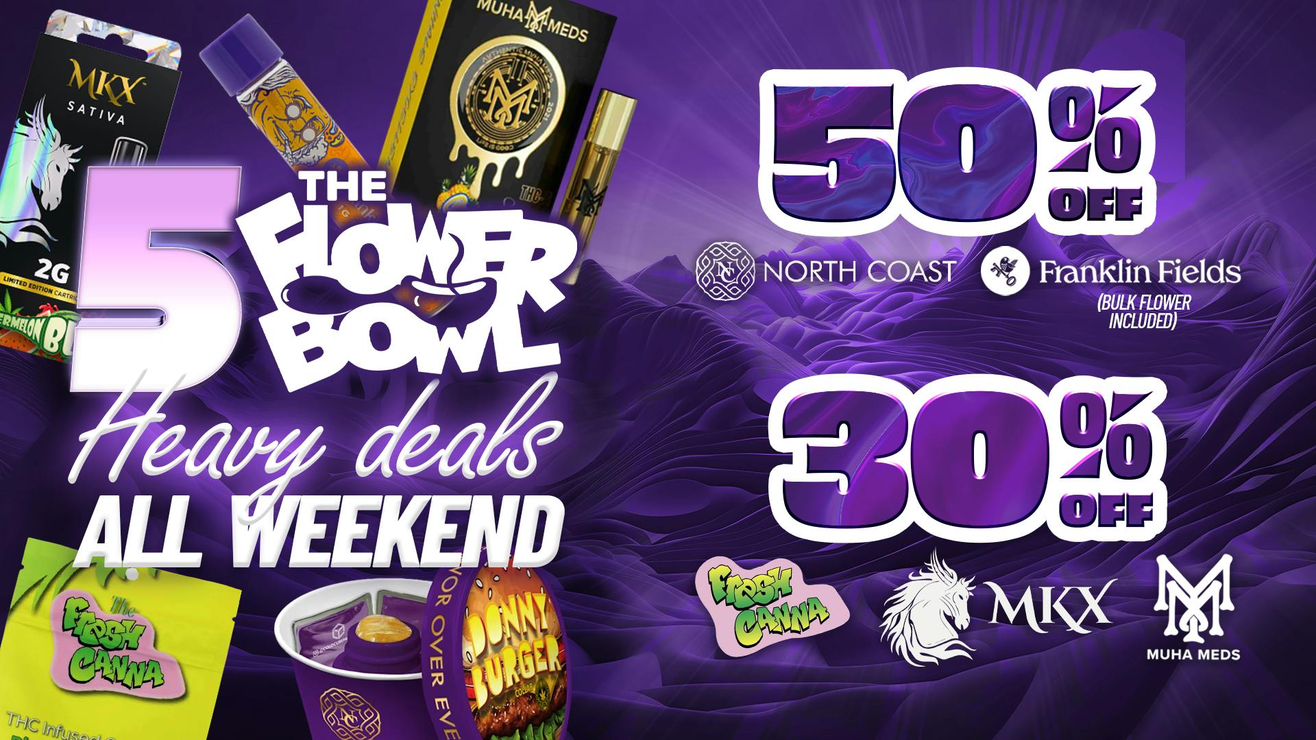 The Flower Bowl - New Buffalo (NOW OPEN) Flower Bowl Heavy Deals: 50% & 30% Off Weekend🔥🔥