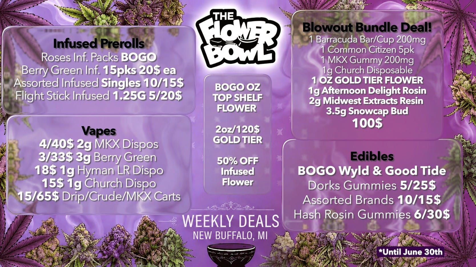 The Flower Bowl - New Buffalo (NOW OPEN) SMOKING HOT SALES!