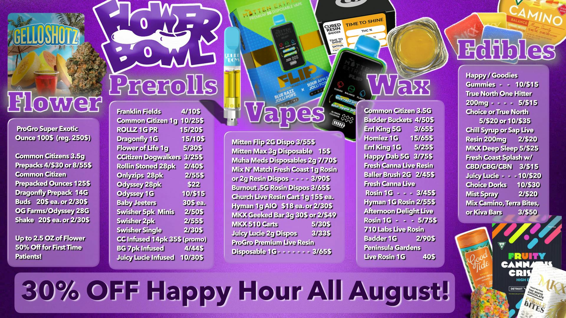 The Flower Bowl - New Buffalo (NOW OPEN) Spark up with The Flower Bowl!