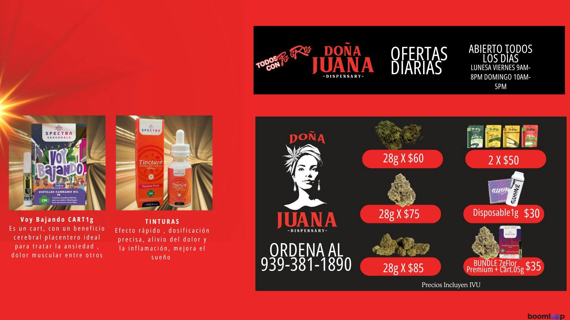 Dona Juana - Caguas Ofertas Inicio de año