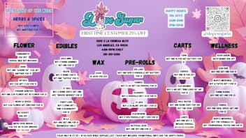 Dope Sugar - La Cienega Open at 6AM! ALL DAY BOGOS OPEN 6AM DAILY! ALL DAY