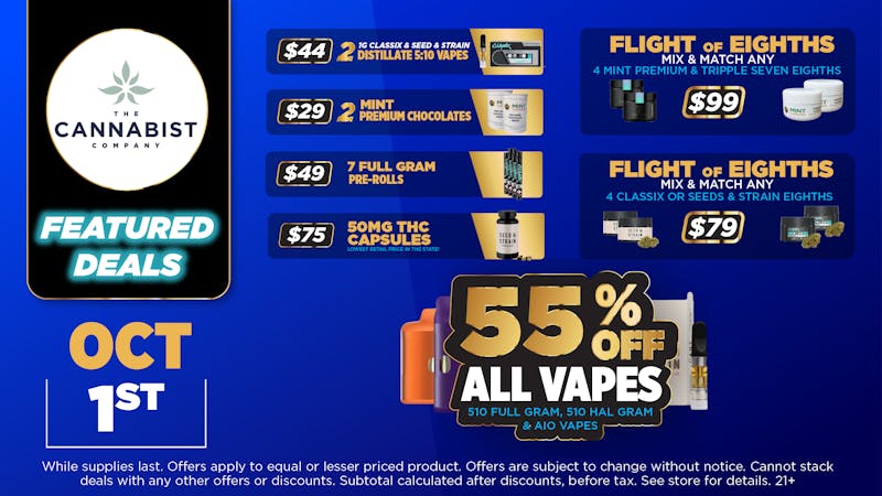 Cannabist Miami Pinelake Spooktacular Savings!