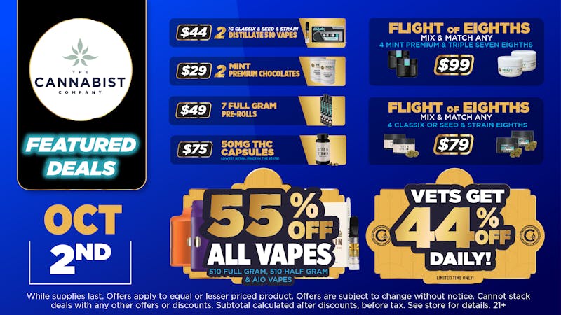 Cannabist Melbourne Spooktacular Savings!