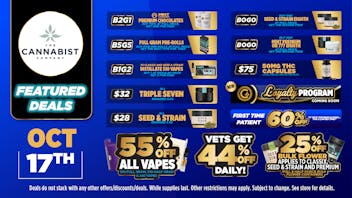 Cannabist Gainesville 10.17.25 Specials!