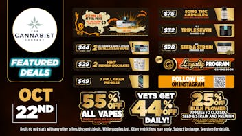 Cannabist St. Augustine 10.22.25 Specials!