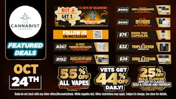 Cannabist Orlando 10.24.25 Specials!