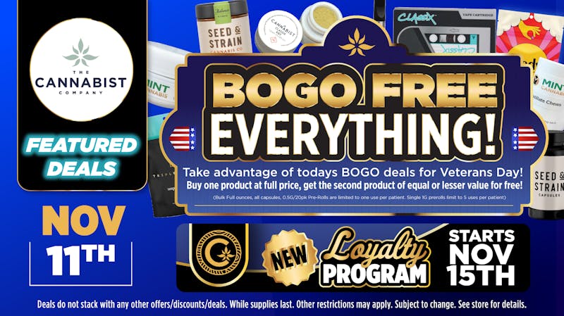 Cannabist Cape Coral 11.11.25 Specials