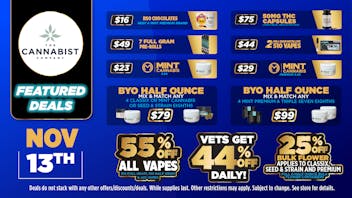 Cannabist Miami Pinelake 11.13.25 Specials