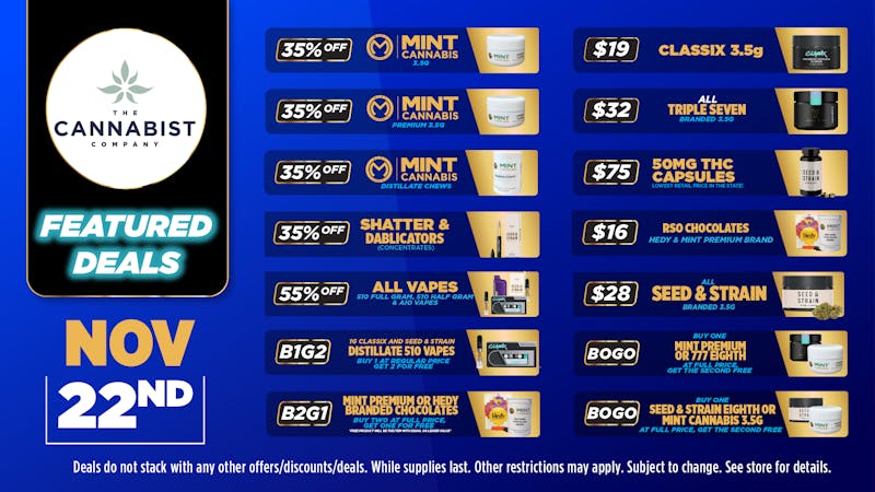 Cannabist Gainesville 11.22.2025 Special