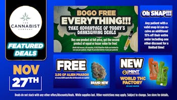 Cannabist Bonita Springs 11.27.25 Danksgiving Specials