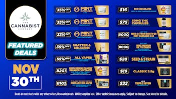 Cannabist Jacksonville 11.30.25 Specials