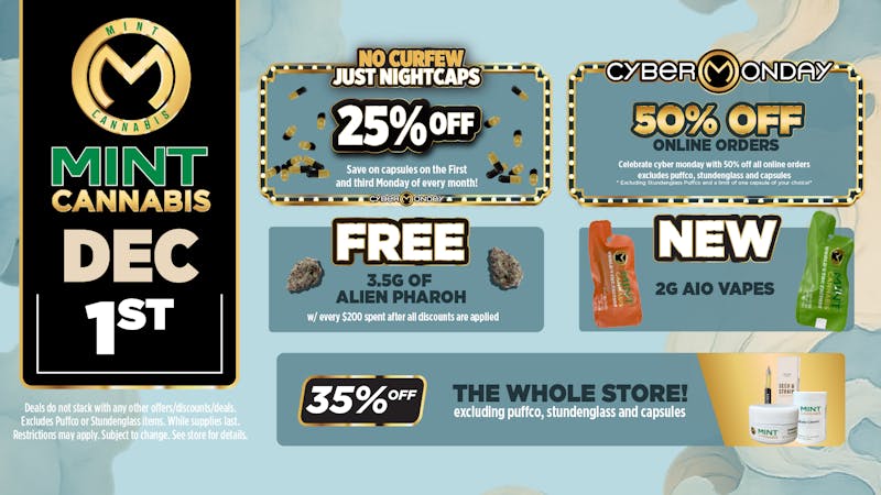 Cannabist St. Augustine 12.30.25 Specials