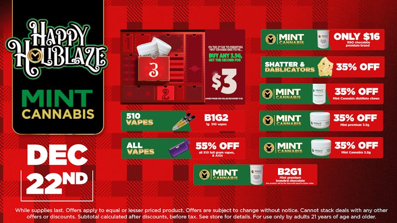 Cannabist Stuart Holiday Deals 12.22.25
