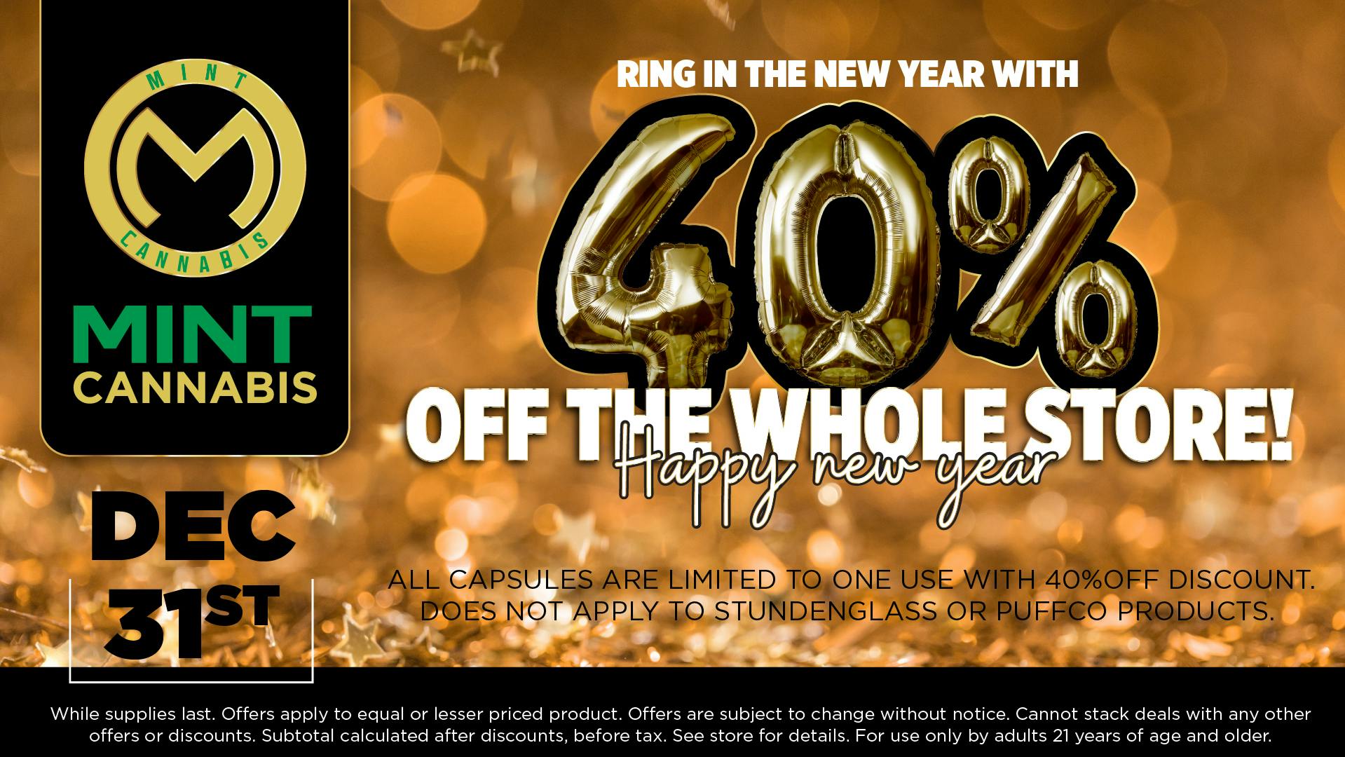 Cannabist Melbourne 12.31.25 Specials