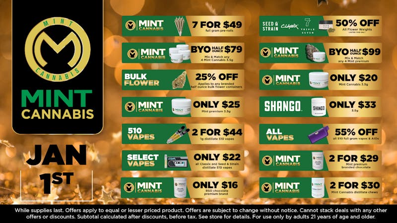 Cannabist Cape Coral 01.01.2026 Specials