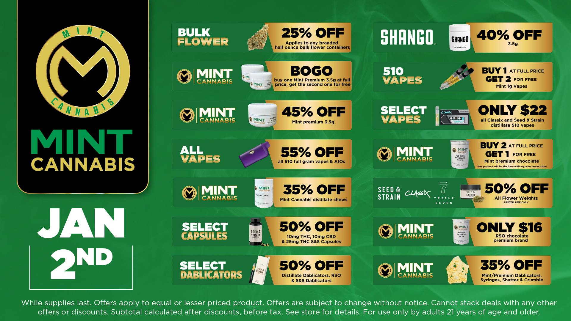 Cannabist Stuart 01.03.2026 Specials